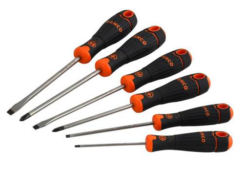 Bahco BAHCOFIT Screwdriver Set of 6 Slotted / Phillips B219.006
