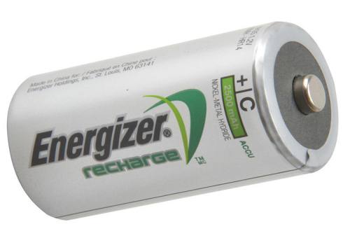 Energizer Rechargeable Batteries C Cell RC2500 Mah (Pack 2)