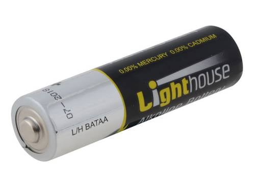 Lighthouse Alkaline Batteries AA LR6 1120mah Pack of 4
