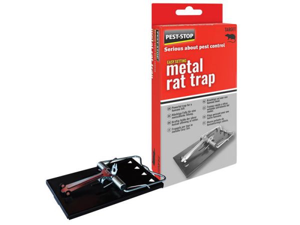 Pest-Stop Easy Setting Metal Rat Trap (Boxed)