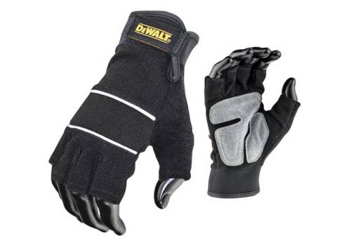 Leather Gloves Dewalt Fingerless Gloves Buy Dewalt DPG213